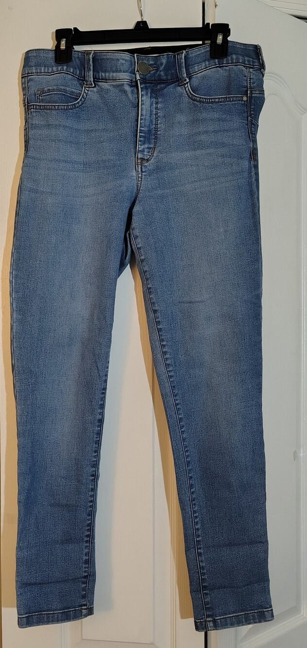 VINTAGE AMERICA - VERY SOFT ELASTIC WAIST DENIM JEANS - SIZE 10-30